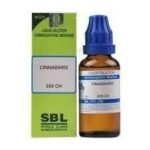 SBL Cinnabaris 200 CH, 30 ML (Pck of 2) - Fast UK Delivery