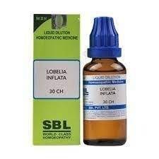 uk21xHXTR7sIL-1.jpg SBL Lobelia Inflata Dilution 30 CH 30 ML (packof 3) - Fast UK Delivery - Image 1