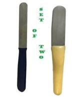 PMPEARL Wax Knife/Waxing Spatula/Applicators/for Women Hair Removal - Plastic Handle Stainless Steel Knife (SET OF 2) - Fast UK Delivery - Image 6