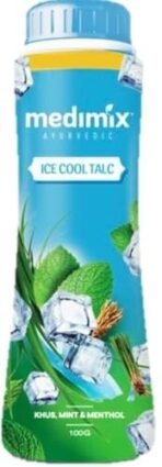 Medimix Ayurvedic Ice Cool Talc, 125g Humarabazar - Fast UK Delivery - Image 2