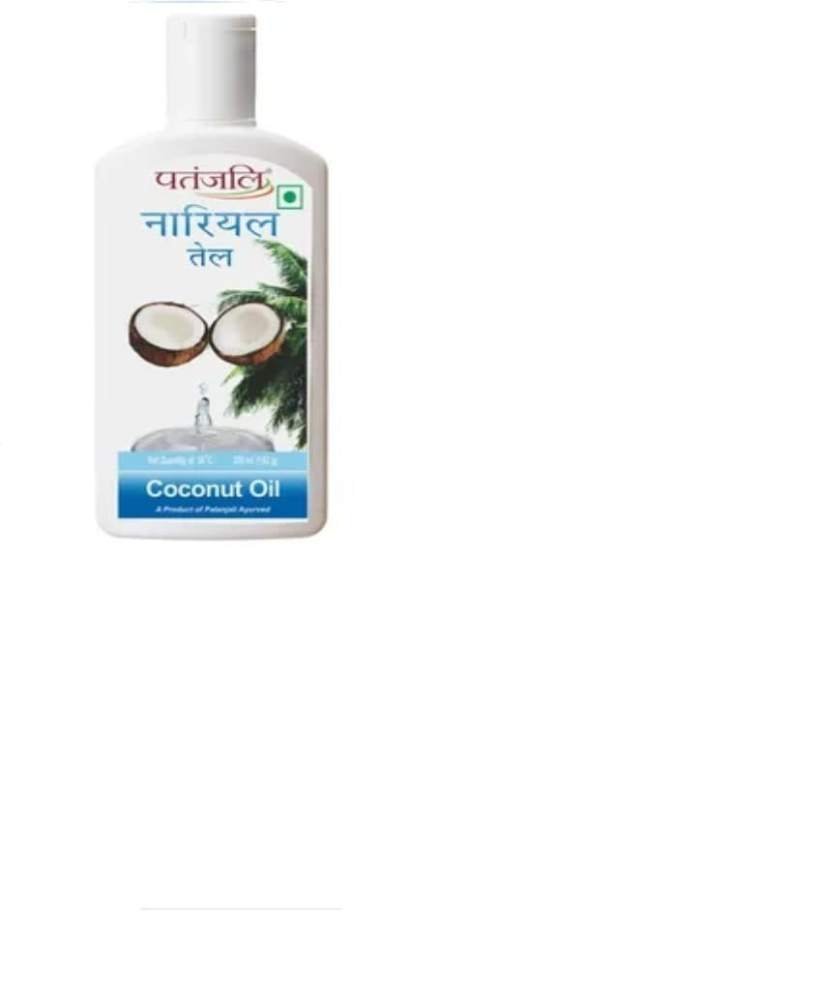 uk316jTVcPmZL.jpg Patanjali Coconut Oil Bottle 200ml - Pack of 3 - Fast UK Delivery - Image 1