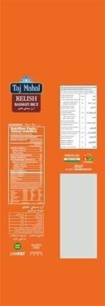 Taj Mahal Relish Everyday Basmati Rice 1kg | Perfect For Everyday | Non-Sticky | Naturally Aged | Rich in Fibre & Nutrients | Delicious & Aromatic - Fast Shipping to USA & Canada - Image 4