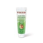 Vicco Aloe Vera Skincare Combo for Healthy & Clear Skin, Combo of 2 Vicco Turmeric Aloe Vera Skin Cream (30g) + 2 Vicco Aloe Vera Facewash (70g) - Image 4