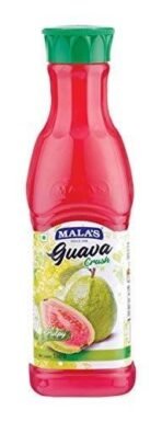 Mala's Crush Pet Bottle Natural and Real Fruit Extracts Pet Bottle, Guava, 1000 Gram - Fast UK Delivery - Image 2