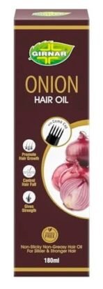 Girnar Onion Oil with Natural Onion Extracts | 180ml - Fast UK Delivery - Image 2