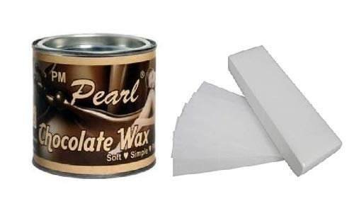 uk31K2E8LNTUL-1.jpg PMPEARL Hot Chocolate Wax (600 g) with 30 Waxing Strips - Fast UK Delivery - Image 1