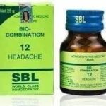 SBL BIO-COMBINATION-12 | HEADACHE | 25GM | PACK OF 2 | - Fast UK Delivery