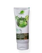 Cura Mahaveer Aloe Vera Neem Face Wash I With the goodness of Tea tree, Cucumber, Aloe & Neem I Purifies skin I Anti - Acne I Deep pores cleansing I 200 ml - Image 3