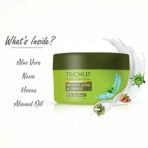 Trichup Healthy, Long & Strong Herbal Hair Cream - Enriched with Aloe vera, Neem, Henna, Soya protein and Almond oil - For Healthy, Lustrous and Shiny Hair (200ml) - Fast UK Delivery - Image 4