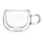 Dancing Leaf Belleza Double Walled Cup | Heat Resistant Borosilicate Glass | Perfect for Tea, Coffee & Other Beverages | Capacity - 250ml - Fast Shipping to USA & Canada - Image 3
