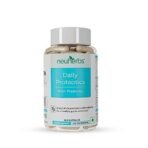 Neuherbs Daily Probiotics with Prebiotic, Blend of six healthy Probiotics (20 Billion CFU) with added Vitamin C, E & Selenium | For Immunity & Gut Health - 60 Capsules for Women & Men - Fast UK Delivery - Image 2