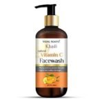 Vedic Roots Khadi Natural Vitamin C Face Wash | Skin Brightening, Oil Control, Dark Spots Remover | Anti Tan Sunburn Protection herbal Face Cleanser - 300 ML X 2 - Fast UK Delivery - Image 7