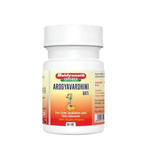 uk31iqZFOv3xL-1.jpg Baidyanath Asli Ayurved Arogyawardhini Bati - 80 Tablets - Fast UK Delivery - Image 1