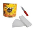 PMPEARL Cold Hot Wax-600 g with 30 Waxing Strips and 1 Waxing Spatula - Fast UK Delivery