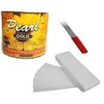 PMPEARL Cold Hot Wax-600 g with 30 Waxing Strips and 1 Waxing Spatula - Fast UK Delivery