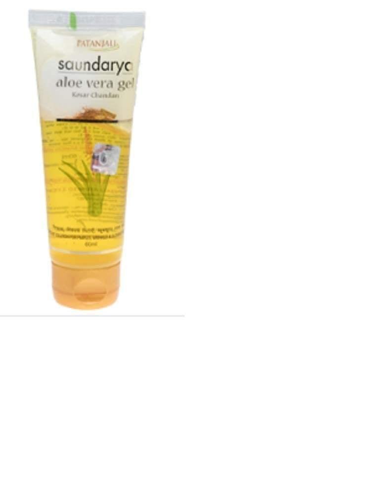 uk31y9Zk3TrHL.jpg Patanjali Saundarya Aloe Vera Gel With Kesar Chandan, 150ml - Fast UK Delivery - Image 1