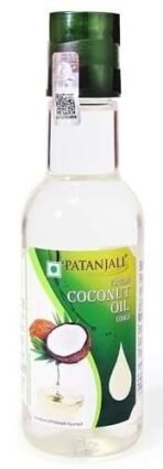 Patanjali Pure Virgin Coconut Oil for Hair or Skin Care, Cold Pressed Natural Oil - 250 ML - Fast UK Delivery - Image 2