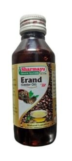 Sharmayu Genuine Ayurveda Erand oil castor oil (tel) 100ml natural laxative - Fast UK Delivery - Image 3