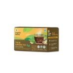 Organic Tattva, Organic Tulsi Green Tea Ginger 20 Tea Bags | for Immunity Boosting & Sore Throat Prevention - Fast UK Delivery - Image 2
