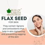 Bliss of Earth Organic Flax Seeds, 600g Pack, Raw Whole Flaxseed for Cooking and Baking, High in Omega-3 Fatty Acids, Gluten-Free, Non-GMO, Rich Source of Fiber and Protein, Superfood for Health - Fast UK Delivery - Image 5