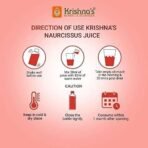 KRISHNA'S HERBAL & AYURVEDA Naurcissus Juice-500 Ml Ayurvedic Ingridients Ashwagandha,Kaunch Beej,Vidari Kand,Shatawari,Akarkara,Safed Musli,Gokhru Stamina,Vigor,Vitality&Energy Booster - Fast UK Delivery - Image 7