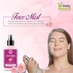 Holy Natural Rose Water (Gulab jal) 300 ML, for Skin, Face and Hair, Spray for Face - Face Toner, Skin Toner, Makeup Remover - For All Skin Types, Perfect for Women & Men. - Fast UK Delivery - Image 3