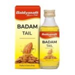 Baidyanath Badam Tail-100ml, Rich in Vitamin-E | Sweet Almond Oil for Healthy Hair & Glowing Skin | Helps & Improve Digestion | Naturally Sourced From Almonds (Pack of 1) - Fast UK Delivery