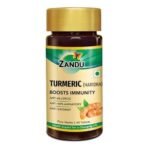 Zandu Turmeric Tablets with 100% Pure Turmeric Extract for Enhanced Immunity | Anti-allergic, Anti Inflammatory & Anti-Oxidant | Natural Cough & Cold Relief Formula (60 Tabs) - Fast UK Delivery - Image 2