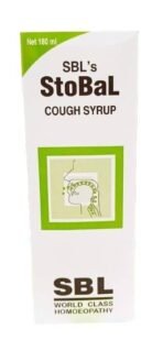 SBL STOBAL COUGH SYRUP (180 ML) - SET OF 2 BOTTLES - Fast UK Delivery