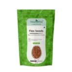 Neuherbs Raw & Unroasted Flax Seeds For Eating -400g | Omega-3 Flax Seeds For Hair Growth | Rich With Fiber For Weight Management | Alsi Seeds - Fast UK Delivery - Image 2