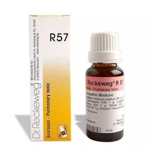 uk411Rgq0aoEL-1.jpg DR RECKEWEG R 57 PULMONARY TONIC 22 ML RECKEWEG - Fast UK Delivery - Image 1