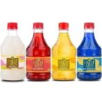 Dhampurgreen Assorted Mocktail Syrups - Citrus Litchi, Passion Fruit, Rose Strawberry, Blue Curacao Tangy Flavoured Syrups - 1.2Ltr (4 X 300Ml) | Makes 12-15 Drinks Per Bottle - Fast UK Delivery - Image 2