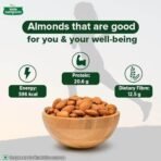 Tata Sampann Pure California Almonds Whole, 500g, Real Nuts, High in fibre, Badam Giri, Rich in Protein, Magnesium, Phosphorus and Dietary Fibre, Nuts & Dry Fruits - Fast UK Delivery - Image 6