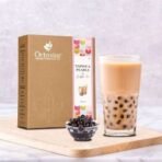 Octavius | Bubble Tea Tapioca Pearls - 200 Gm With 5 Thick Straws | Bubble Tea, Tapioca Pearls For Bubble Tea, Boba Drink, Bubble Tea Straws, Boba Tea - Fast UK Delivery - Image 2