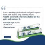 Charak Go365 Ointment, For Joint & Muscular Pain, For Back Pain, Neck & Shoulder Pain, Sprains & Stiffness Each 30 Gm(Pack Of 2) - Fast UK Delivery - Image 5