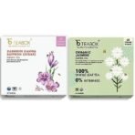 Teabox Fresh Kashmiri Kahwa Saffron (Kesar) Green Tea Bags 25 Pieces & Teabox Organic Jasmine Green Tea 25 Teabags | Sourced From Madurai | For Calm Mind and Relaxation - Fast UK Delivery - Image 2
