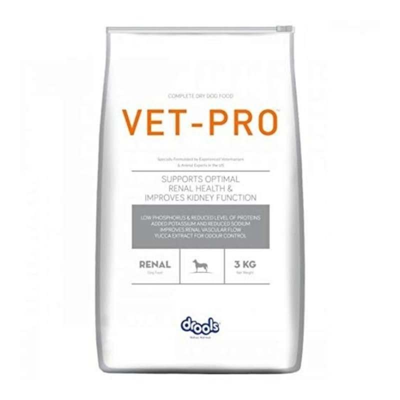 uk412bGEp2w-L-1.jpg Drools Vet Pro 3kg Renal Dry Dog Food Supports Optimal Renal Health and Improves Kidney Function - Fast UK Delivery - Image 1