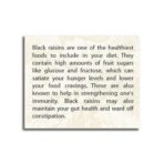 OOSH Black Raisin Seedless | Kaali Drakh 600grams | Pouch Packing - Fast UK Delivery - Image 4