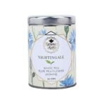 Karma Kettle Nightingale Silver Tips White Tea with Butterfly Pea Flower (30gms Loose Leaf Tin), 30 g - Fast UK Delivery - Image 2