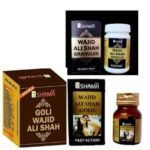 NEW SHAMA COMBO PACK GOLI WAJID ALI SHAH 10 PILLS, WAJID ALI SHAH GOLD 10 CAPSULE AND WAJID ALI SHAH GRANULES 100G - Fast UK Delivery