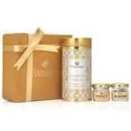 Octavius Tea Essentials Range | Traditional Detox | Classic Pack of Kashmiri Kahwa Pyramid Green Tea Bags with Almonds and Mini Honey jar - Fast UK Delivery - Image 2