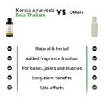 Kerala Ayurveda Bala Thailam - 200 ml | Ayurvedic Muscle and Joint Recovery Abhyanga Oil | Helps Strengthen Bones & Ligaments | Improves Mobility & Flexibility | Post-Workout Recovery Ointment - Fast UK Delivery - Image 6
