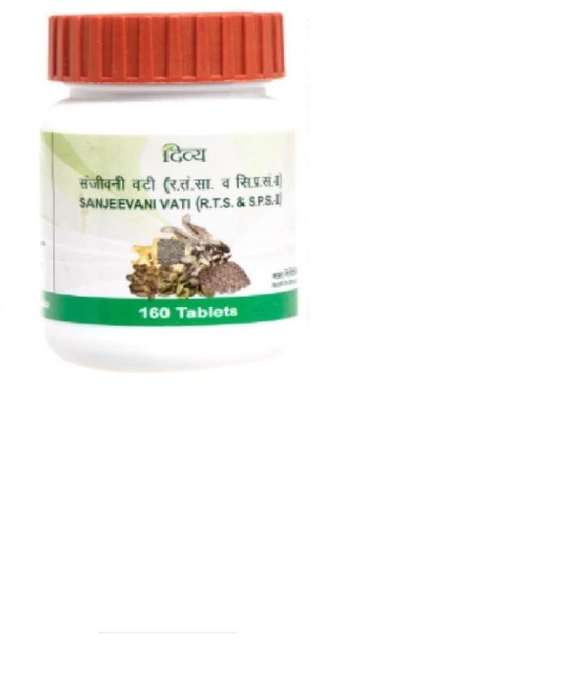 uk417fe7KVHpL.jpg Patanjali Divya Sanjeevani Vati 160 Tab - Pack of 1 - Fast UK Delivery - Image 1