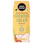 Urban Platter Unsweetened Coconut Cream, 250ml [ 23% Fat, Additive-Free, Made in India, 100% Pure & Thick, Clean Label] - Fast UK Delivery - Image 2