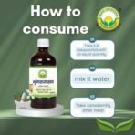 Basic Ayurveda Bhringrajasava Certified Organic 100% Natural & Pure Herbs | Ayurvedic Supplements Especially Related To Hair, Liver, Cough Health And Overall Well-Being- 450 Ml (Pack Of 3) - Fast UK Delivery - Image 5