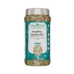 Neuherbs 5 in 1 Healthy seeds mix for weight management, Pumpkin, Sunflower, Watermelon, Flax & Chia Seeds | Improved digestion, healthy heart with Omega-3 & protein support- 200 g Trail mix seeds - Fast UK Delivery - Image 2