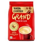Tata Coffee Grand Premium Instant Coffee, 90g / 100g, Powder, Bag/Pouch, With Flavour Locked Decoction Crystals, Flavoured Soluble Coffee Powder, Rich Aroma & Great Taste - Fast Shipping to USA & Canada - Image 2
