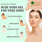 Bliss of Earth Aloe Vera Gel Pure Crystal Clear | Best For Face, Body & Hair | Effective Cooling, Soothing & Hydrating | Colour and Fragrance free Alcohol and Paraben Free | 200GM - Fast UK Delivery - Image 6