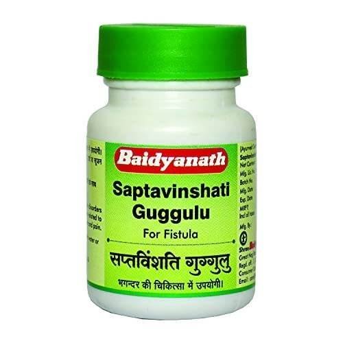 uk4192LjzYBKS-1.jpg Baidyanath Saptavishanti Guggulu - 80 Tablet (Pack of 2) - Fast UK Delivery - Image 1