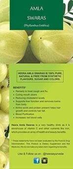 Heera Ayurvedic Research Foundation Ayurveda Amla Juice Sugar-Free Extract (500 ml) - Fast Shipping to USA - Image 3